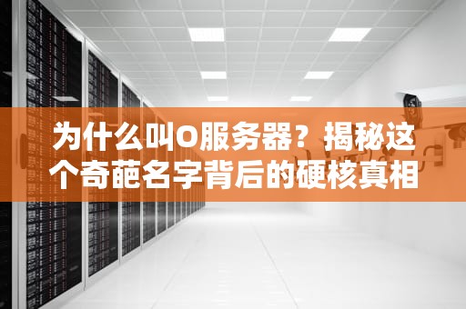 为什么叫O服务器？揭秘这个奇葩名字背后的硬核真相！