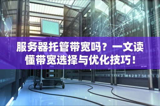 服务器托管带宽吗？一文读懂带宽选择与优化技巧！