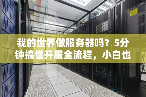 我的世界做服务器吗？5分钟搞懂开服全流程，小白也能变大神！