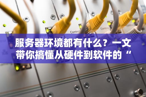 服务器环境都有什么？一文带你搞懂从硬件到软件的“服务器生态圈”