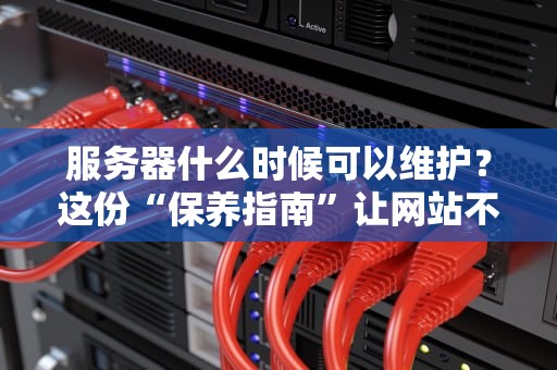 服务器什么时候可以维护？这份“保养指南”让网站不宕机！