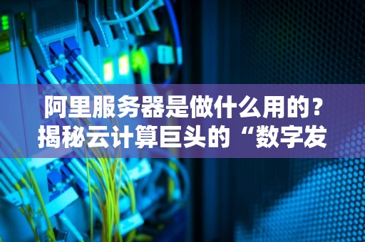 阿里服务器是做什么用的？揭秘云计算巨头的“数字发动机”