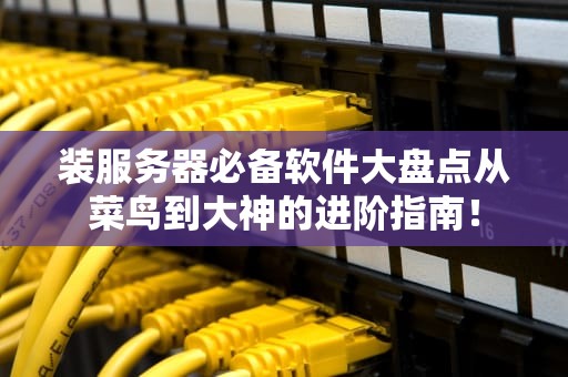 装服务器必备软件大盘点从菜鸟到大神的进阶指南！