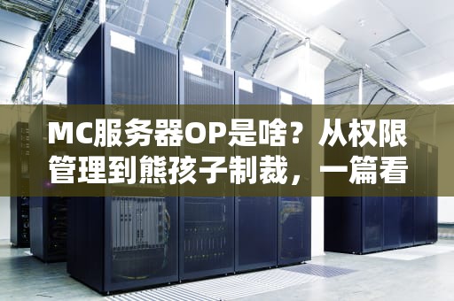 MC服务器OP是啥？从权限管理到熊孩子制裁，一篇看懂我的世界管理员那些事！