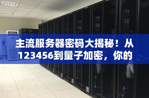 主流服务器密码大揭秘！从123456到量子加密，你的服务器真的安全吗？