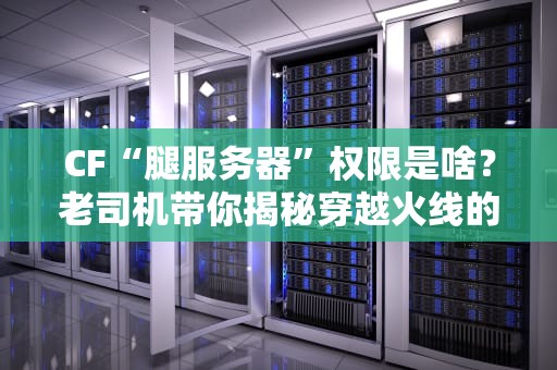 CF“腿服务器”权限是啥？老司机带你揭秘穿越火线的“权限”江湖！
