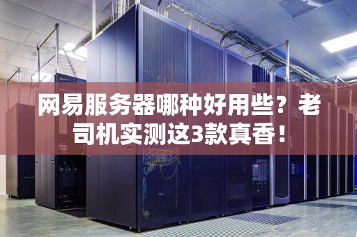 网易服务器哪种好用些？老司机实测这3款真香！