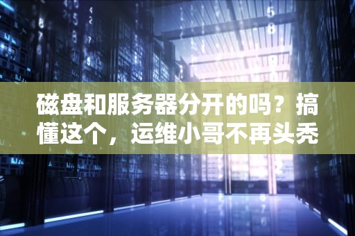 磁盘和服务器分开的吗？搞懂这个，运维小哥不再头秃！