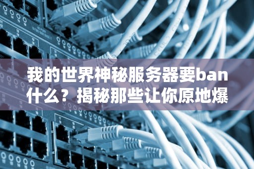 我的世界神秘服务器要ban什么？揭秘那些让你原地爆炸的奇葩规则！