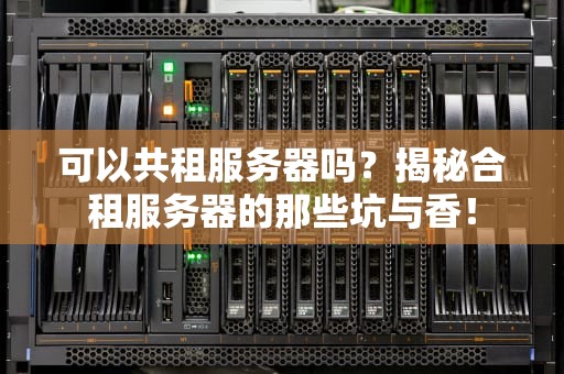 可以共租服务器吗？揭秘合租服务器的那些坑与香！