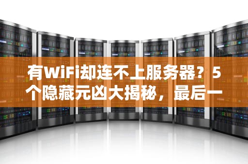 有WiFi却连不上服务器？5个隐藏元凶大揭秘，最后一个90%人中招！