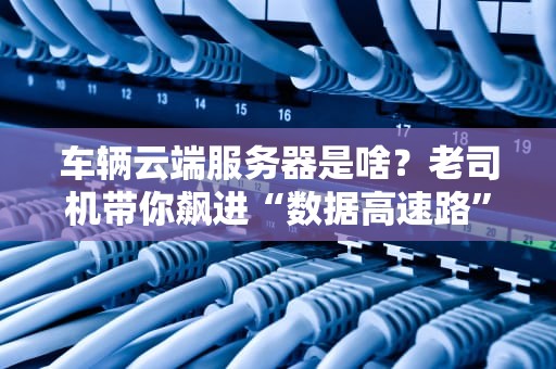 车辆云端服务器是啥？老司机带你飙进“数据高速路”！