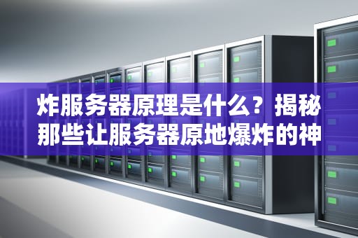 炸服务器原理是什么？揭秘那些让服务器原地爆炸的神操作！