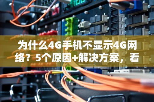 为什么4G手机不显示4G网络？5个原因+解决方案，看完秒懂！