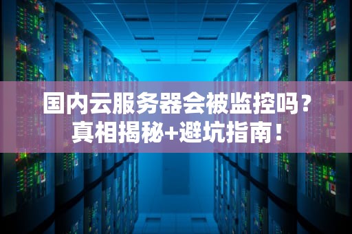 国内云服务器会被监控吗？真相揭秘+避坑指南！