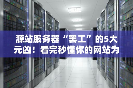 源站服务器“罢工”的5大元凶！看完秒懂你的网站为啥总抽风