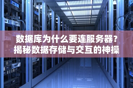 数据库为什么要连服务器？揭秘数据存储与交互的神操作！