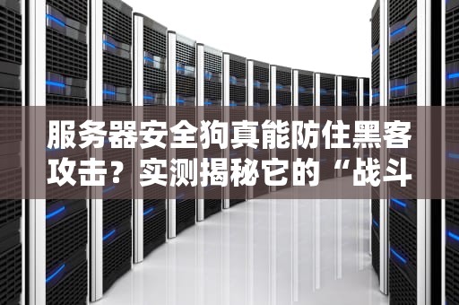 服务器安全狗真能防住黑客攻击？实测揭秘它的“战斗力”有多强！