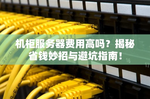 机柜服务器费用高吗？揭秘省钱妙招与避坑指南！