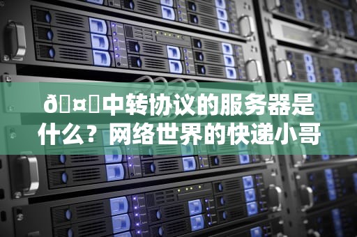 🤔中转协议的服务器是什么？网络世界的快递小哥全解析