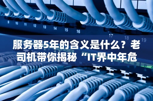 服务器5年的含义是什么？老司机带你揭秘“IT界中年危机”