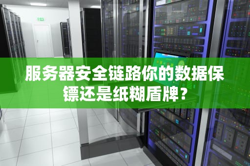 服务器安全链路你的数据保镖还是纸糊盾牌？
