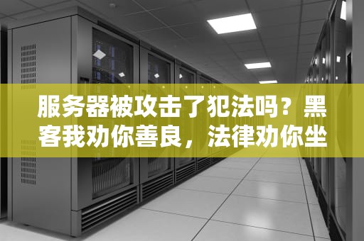 服务器被攻击了犯法吗？黑客我劝你善良，法律劝你坐牢！