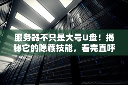 服务器不只是大号U盘！揭秘它的隐藏技能，看完直呼内行！