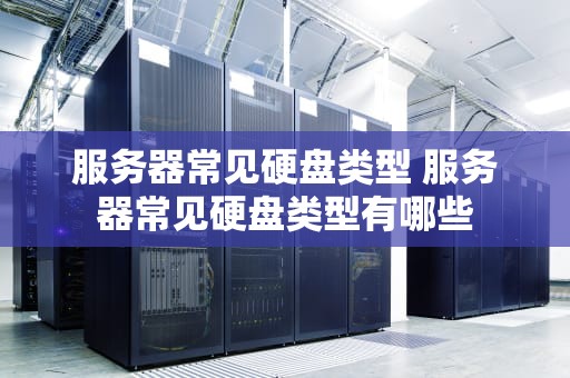 服务器常见硬盘类型 服务器常见硬盘类型有哪些