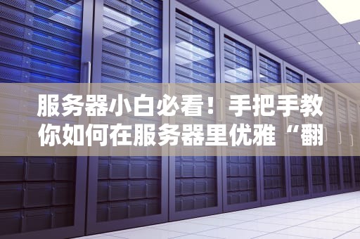 服务器小白必看！手把手教你如何在服务器里优雅“翻文件”