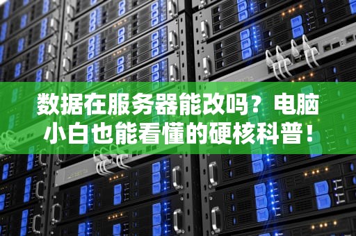 数据在服务器能改吗？电脑小白也能看懂的硬核科普！