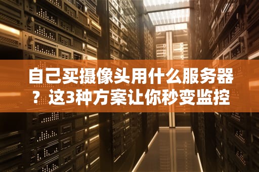 自己买摄像头用什么服务器？这3种方案让你秒变监控大神！