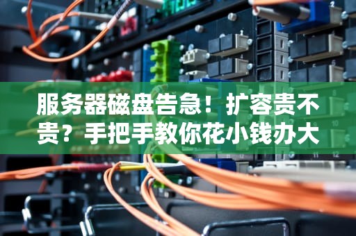 服务器磁盘告急！扩容贵不贵？手把手教你花小钱办大事