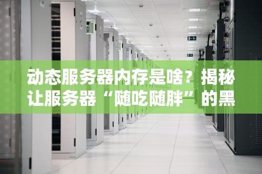 动态服务器内存是啥？揭秘让服务器“随吃随胖”的黑科技！