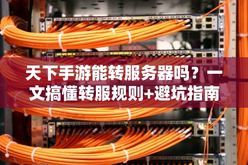 天下手游能转服务器吗？一文搞懂转服规则+避坑指南！