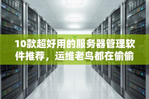 10款超好用的服务器管理软件推荐，运维老鸟都在偷偷用！