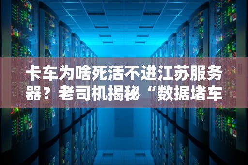 卡车为啥死活不进江苏服务器？老司机揭秘“数据堵车”真相！
