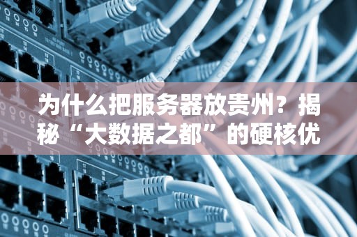 为什么把服务器放贵州？揭秘“大数据之都”的硬核优势！