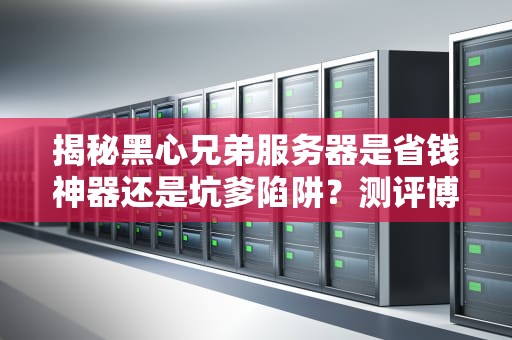 揭秘黑心兄弟服务器是省钱神器还是坑爹陷阱？测评博主含泪踩雷实录