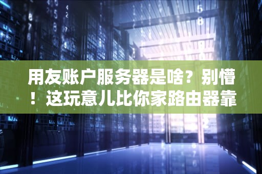用友账户服务器是啥？别懵！这玩意儿比你家路由器靠谱多了！