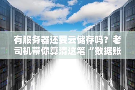 有服务器还要云储存吗？老司机带你算清这笔“数据账”！