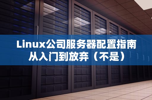 Linux公司服务器配置指南从入门到放弃（不是）