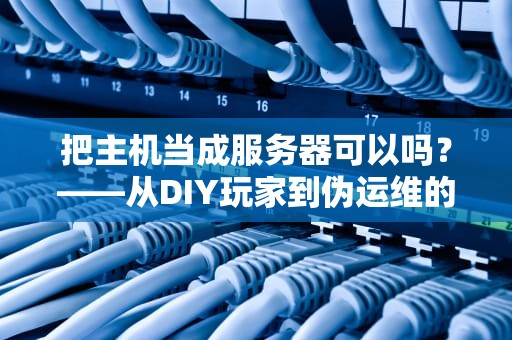 把主机当成服务器可以吗？——从DIY玩家到伪运维的奇幻漂流