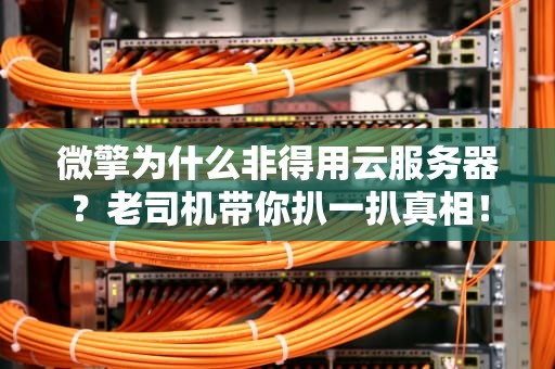 微擎为什么非得用云服务器？老司机带你扒一扒真相！