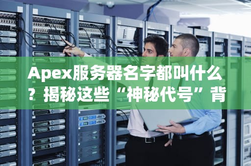 Apex服务器名字都叫什么？揭秘这些“神秘代号”背后的故事！