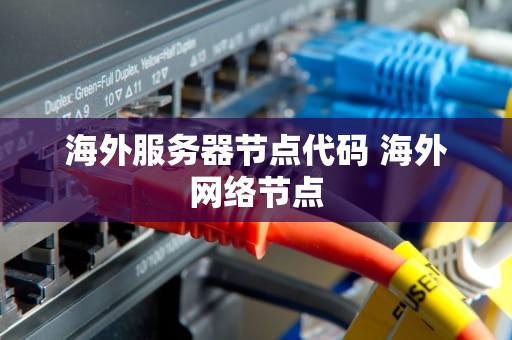 海外服务器节点代码 海外网络节点