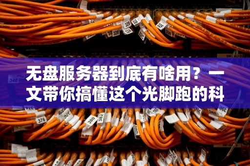 无盘服务器到底有啥用？一文带你搞懂这个光脚跑的科技狠活！