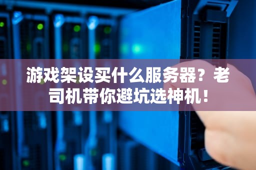 游戏架设买什么服务器？老司机带你避坑选神机！