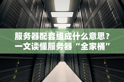 服务器配套组成什么意思？一文读懂服务器“全家桶”的奥秘！