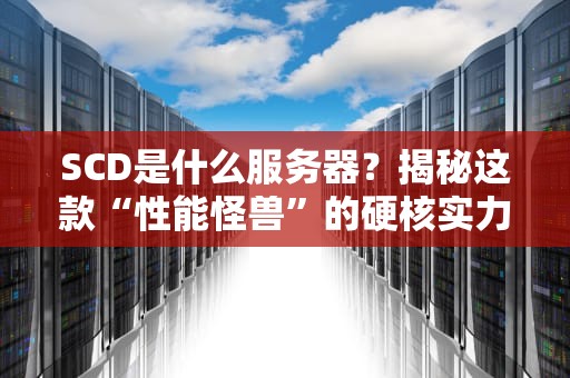 SCD是什么服务器？揭秘这款“性能怪兽”的硬核实力！